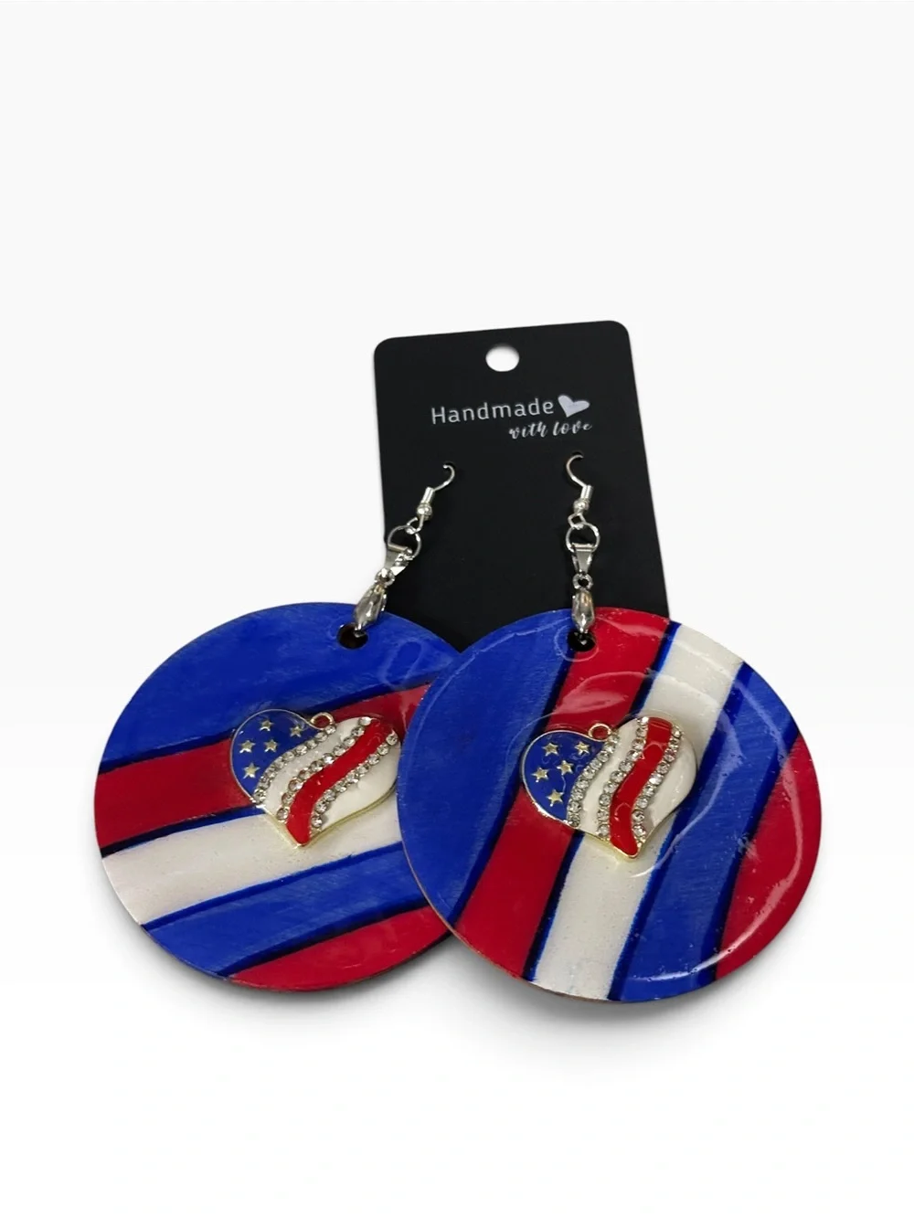 Freedom To Be You Hand-painted Hoop Earrings
